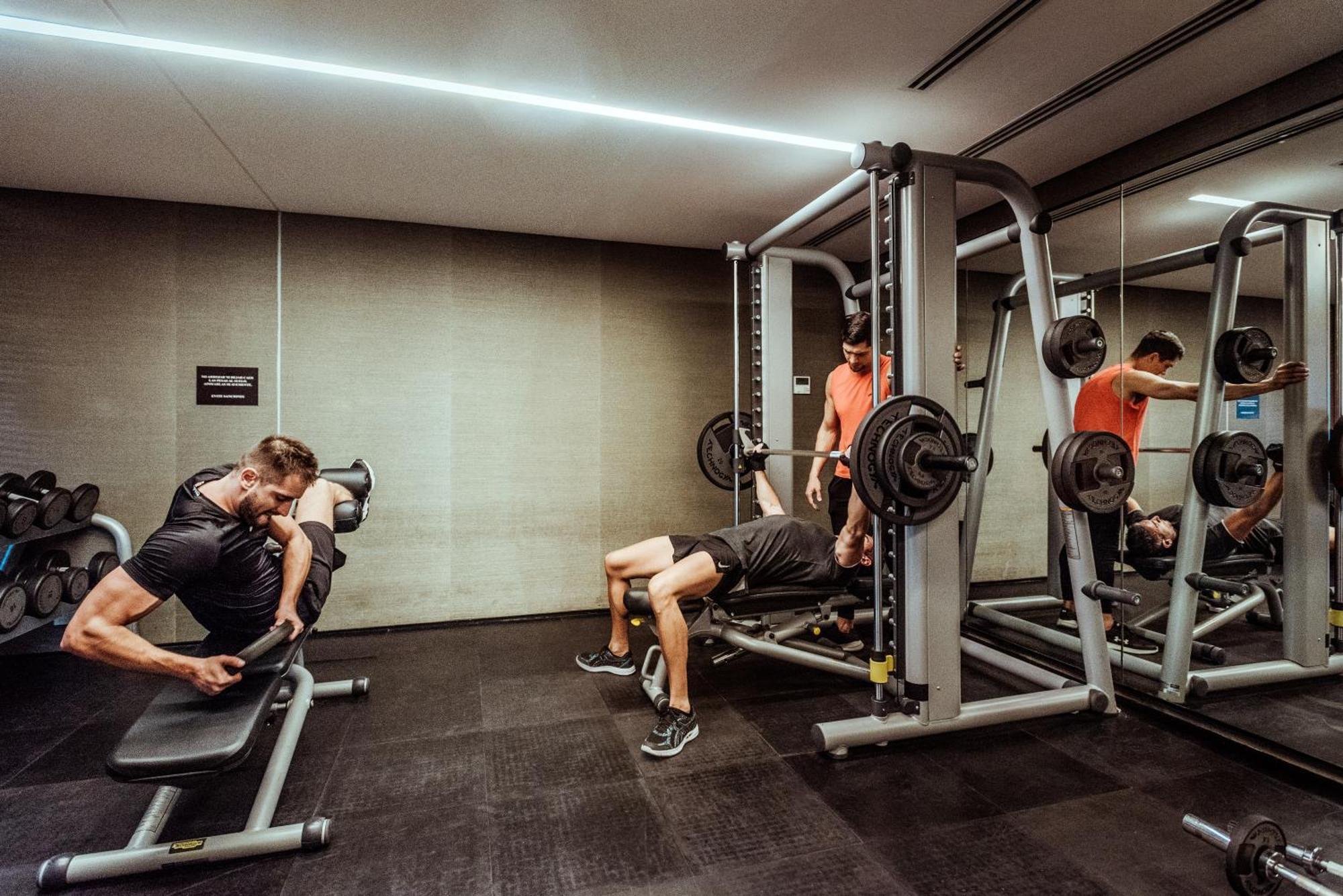 Sls Buenos Aires Puerto Madero酒店 外观 照片 The gym at the hotel